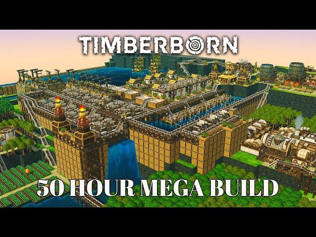 50 Hour MEGA Build: A Timberborn Timelapse