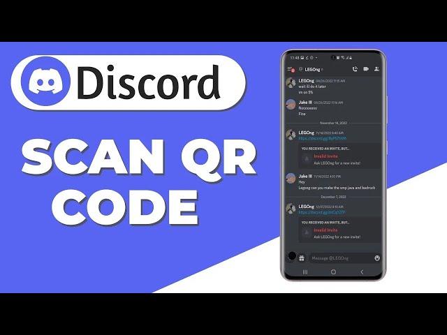 How To Scan QR Code On Discord Mobile 2024