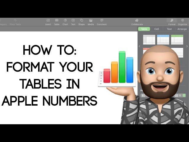 How to: Format your Table in Apple Numbers