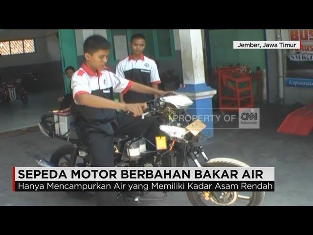 Sepeda Motor Berbahan Bakar Air Karya Siswa Jember