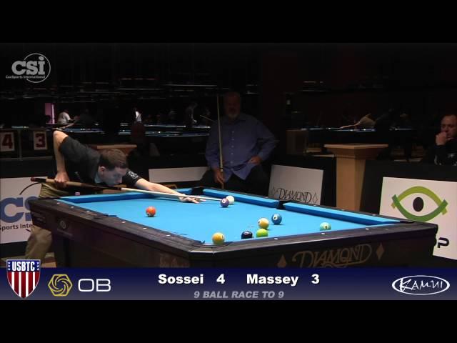 2015 USBTC 9-Ball: Mike Massey vs Jeremy Sossei