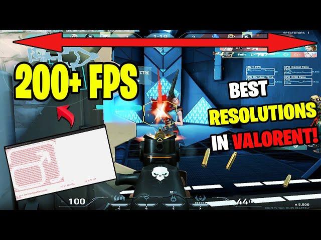 How TO PLAY STRETCHED RES on Valorant 2022 (*BEST* Resolutions)