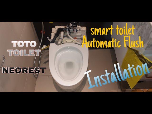 INSTALLATION of SMART TOILET”Automatic Flushing System#TOTO toilet#NEOREST#