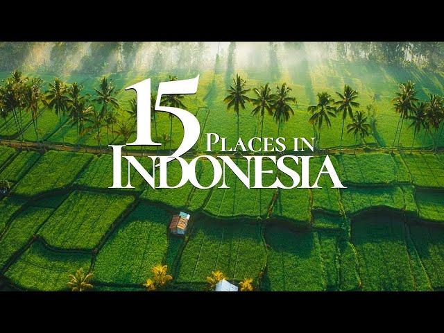 15 Most Amazing Places to Visit in Indonesia 4K  | Ultimate Indonesia Travel