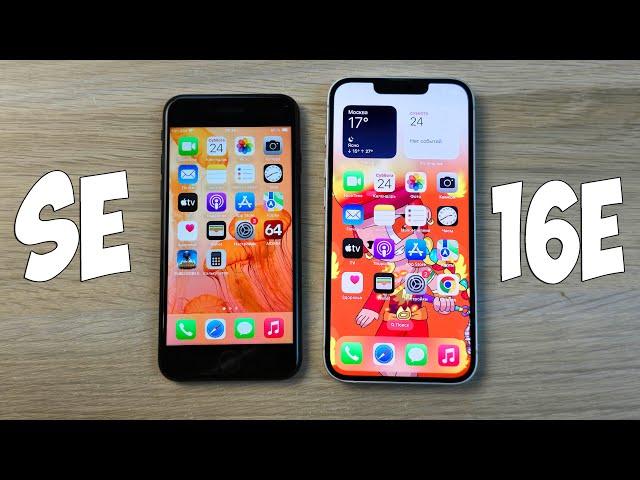 IPHONE SE 3 VS IPHONE 16E - ЧТО ИЗМЕНИЛОСЬ ЗА 3 ГОДА? ПОЛНОЕ СРАВНЕНИЕ!