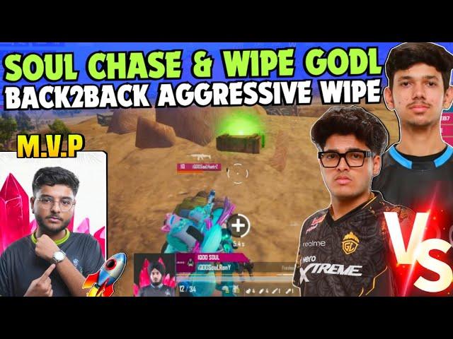 iQOOSouL Chase & Wipe GodL  SouL Nakul & Saumay Destruction  SOUL vs GODL  Team SouL 