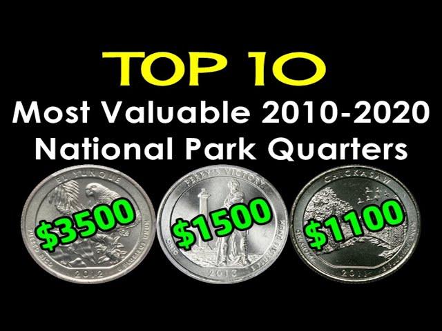 TOP 10 Most Valuable National Park Quarters - NICE Examples Sell for BIG Money!