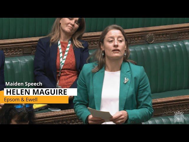 Helen Maguire - Maiden Speech