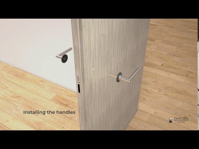 Filo muro/ doors flush with wall installation video