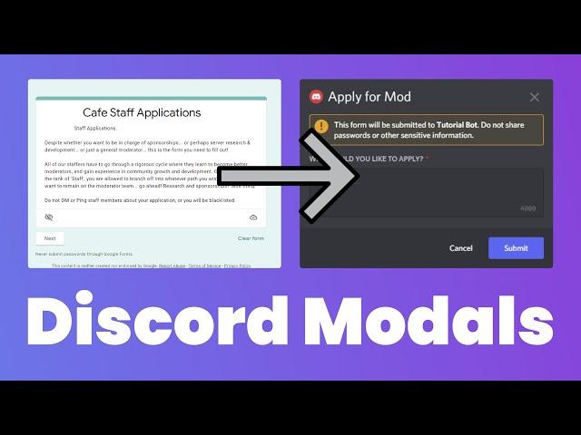 [NEW] Discord.js Modals