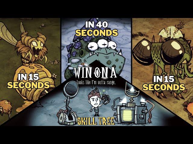 NEW "WINONA" IS A MASTERPIECE!! Defeating Bosses in 15 seconds - Don't Starve Together | BETA