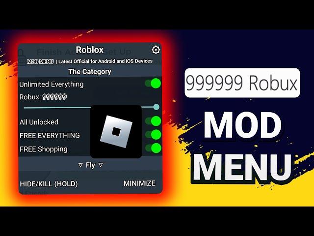 Roblox Mod Menu 2024: UNLIMITED Robux, Free Shopping, Fly & Speed Hack on iOS, Android, PC