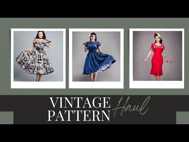 #80: Vintage Pattern Haul // Charm Patterns by Gertie