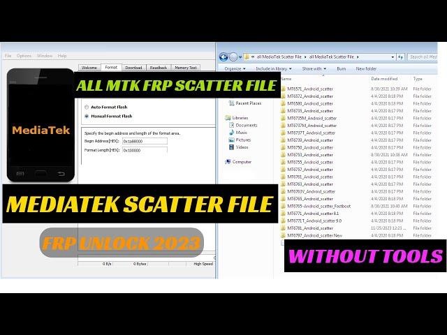 MediaTek Scatter File 2023 | All MTK FRP Scatter File | (All Models) FRP Unlock