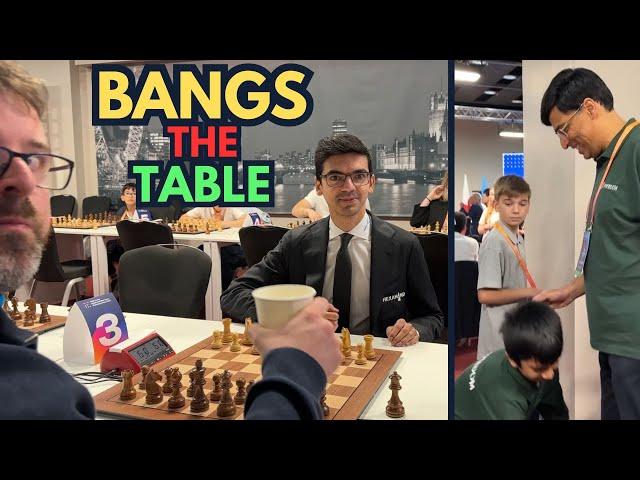 When Anish Giri banged the table and 9-year-old boy touched Vishy Anand's feet
