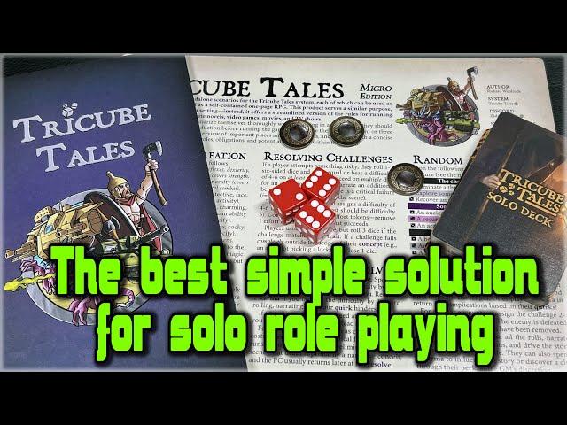 Tricube Tales - The Best Ultra-Rules-Lite RPG for Beginners