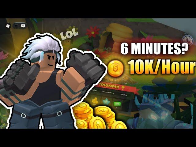 SOLO FALLEN SPEEDRUN in 6 MINUTES? (10K Coins/Hour) COIN GRIND (TDS Roblox)