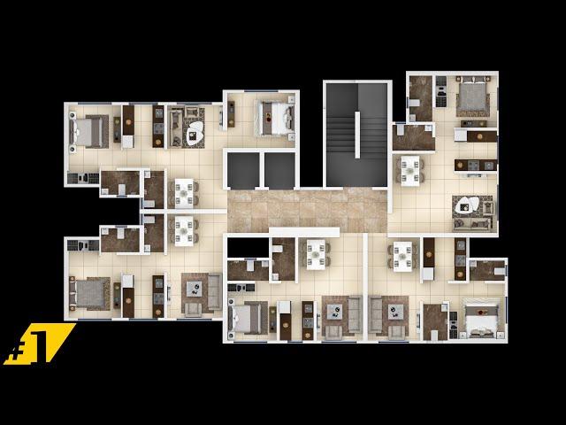 Easy Steps How to make 3d Floor plan in 3ds max Part #01