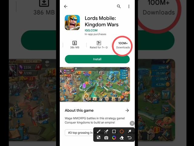 lords mobile kingdom wars!what is best game in play store