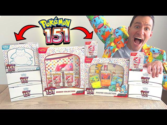 Opening EVERY Pokemon 151 Box