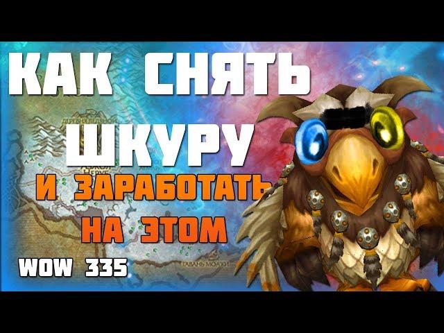 Фарм на Снятии шкур 2500 голд в час / wow 3.3.5 (Sirus.su)