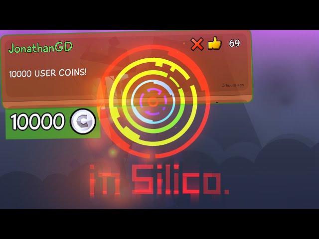 10000 USER COINS! | In Silico by rafer (3 coins) | Geometry Dash 2.11