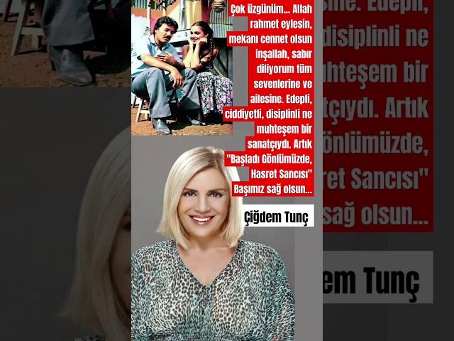 Çiğdem Tunç'tan Ferdi Tayfur için duygusal paylaşımı, ikisi Hasret Sancısı filminde oynamıştı 1982