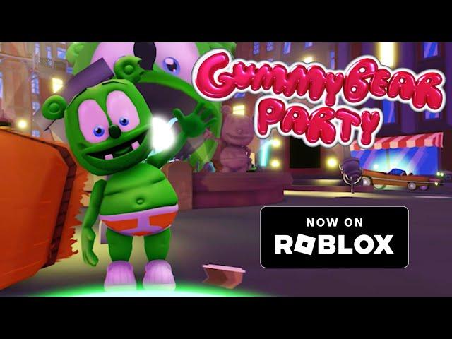 Gummy Bear Party!  NEW Roblox Game Out Now - Gummibär Official X Freeground