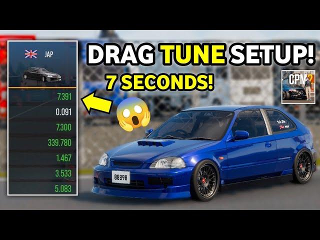 2000HP Honda Civic Drag Tune in CPM2 (Car Parking Multiplayer 2)