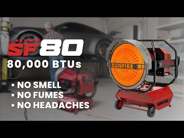 SunFire® SF80 80,000 BTU Radiant Shop Heater Diesel/Kerosene