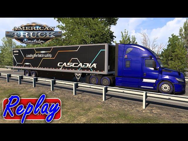 Fifth Generation Freightliner Cascadia in ATS 1.52 Stream Replay