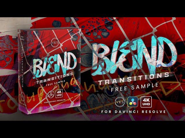 Free Visual Blend Transition for Davinci Resolve
