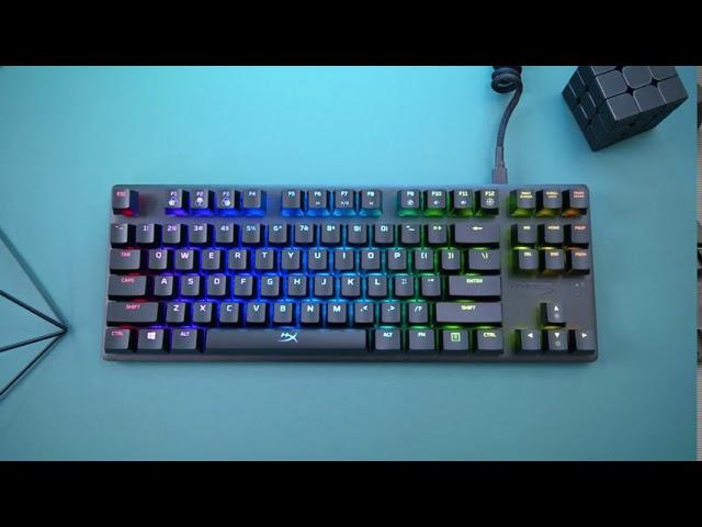 HyperX Origins Core AQUA SWITCHES / ASMR / Keyboard Typing Sounds