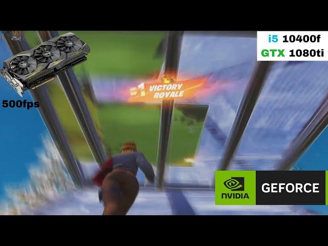 GTX 1080ti + i5-10400f Fortnite Chapter 5 Season 1 | Ranked Solos | performance mode | Low Meshes