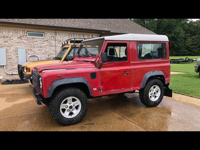 Land Rover Defender 90 Chassis build pt.1