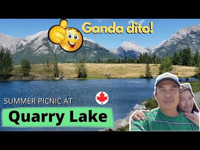 Summer Picnic at Quarry Lake, Canmore AB