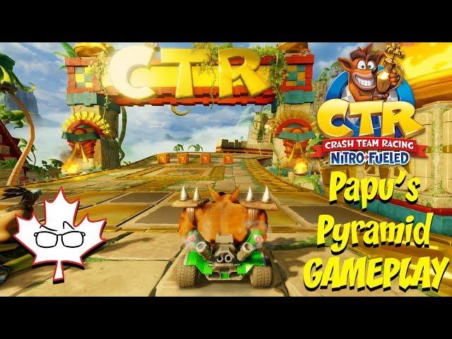 Crash Team Racing: PAPU'S PYRAMID FULL GAME PLAY! (HD)