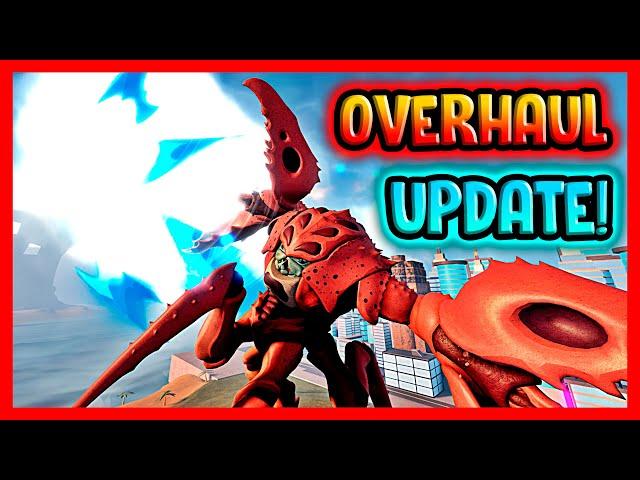 SHOWING EVERYTHING NEW IN THE OVERHAUL UPDATE! - Roblox Kaiju Universe