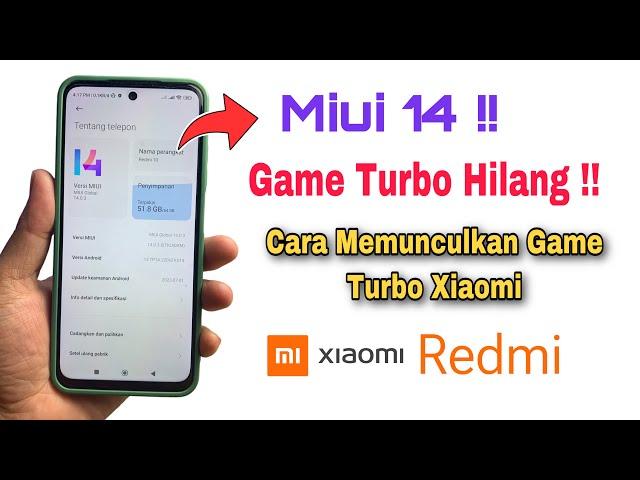 Cara Memunculkan Game Turbo Xiaomi Miui 14