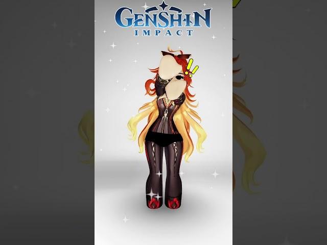 ROBLOX Genshin Mavuika fit (Chibi Doll Girl) #roblox #robloxoutfits