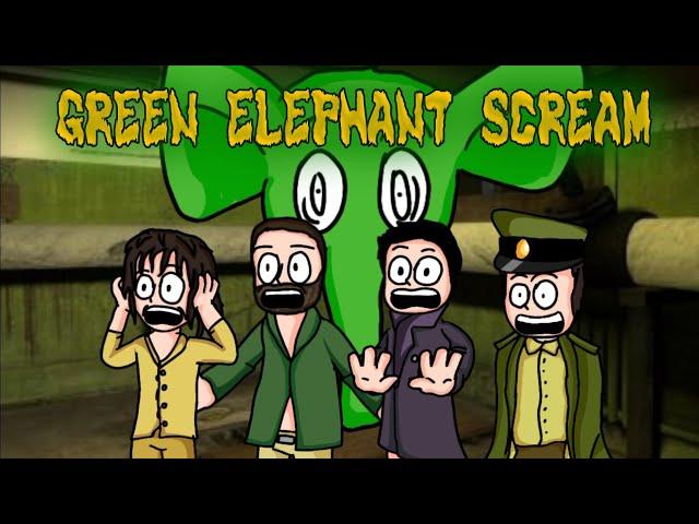 Зелёный Слоник / Green Elephant Scream - (Pizza Tower Scream meme)