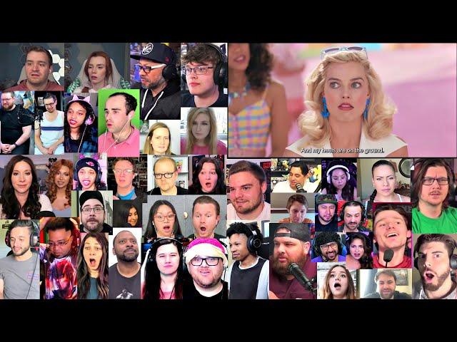 Barbie Main Trailer Reaction Mashup