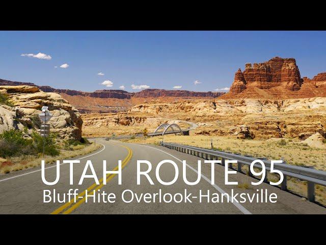 Utah State Route 95 Scenic Drive 4K | Bluff to Hanksville