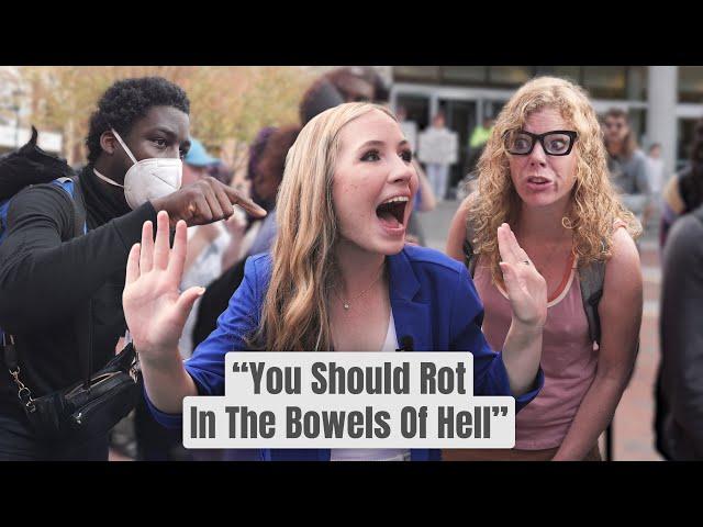 MOBBED By 300 Pro-Aborts | Lydia Taylor Davis | Virginia Commonwealth University