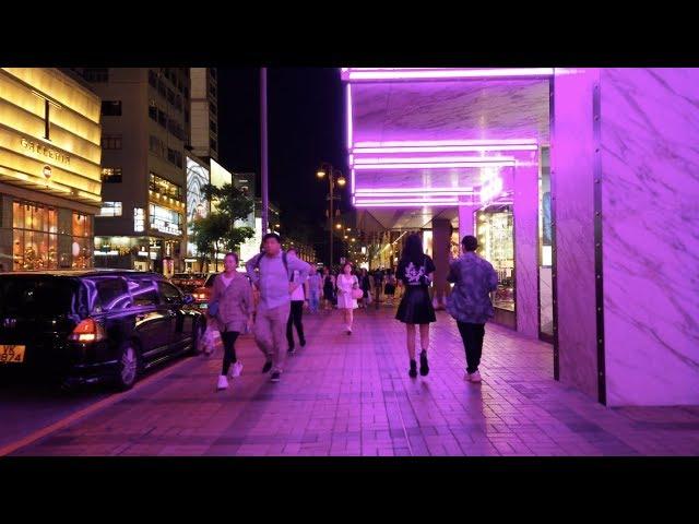 【4K】Night Walk at Tsim Sha Tsui, Hong Kong |  Canton road, Star Ferry Pier, Light of Symphony