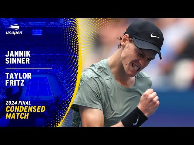 Jannik Sinner vs. Taylor Fritz Condensed Match | 2024 US Open Final