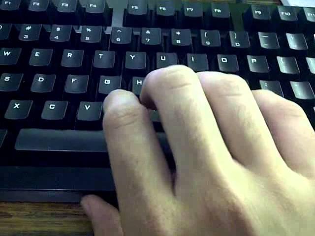 Testing the N-Key Rollover on the Das Keyboard