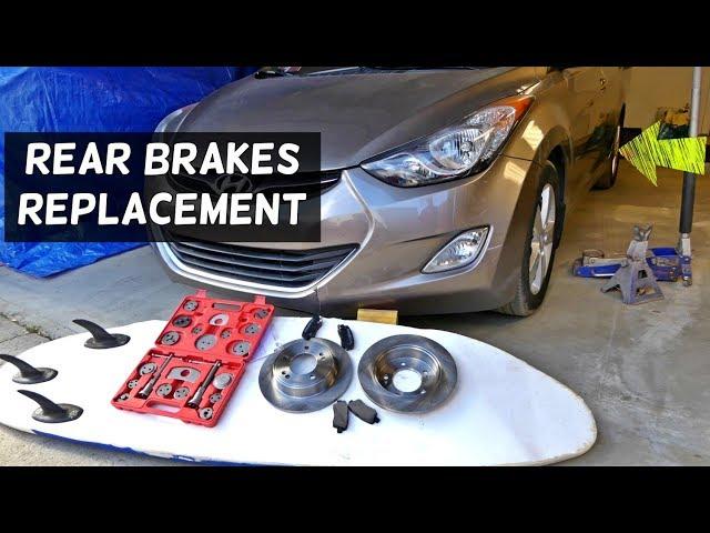 HOW TO REPLACE REAR BRAKE PADS AND ROTORS