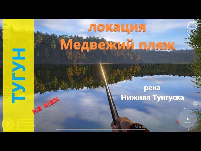 Русская рыбалка 4 - река Нижняя Тунгуска - Тугун в озере