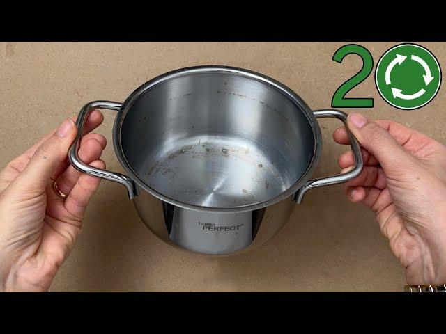 Don't Throw Away Old Saucepan! 2 Recycling Ideas!